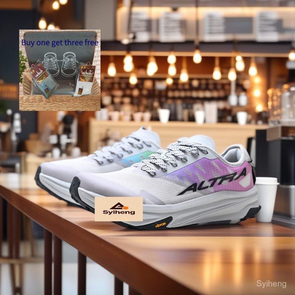 Altra OLYMPUS6 รองเท้าวิ่งกลางแจ้งสําหรับผู้ชายรองเท้ากีฬายืดหยุ่นระบายอากาศน้ําหนักเบา