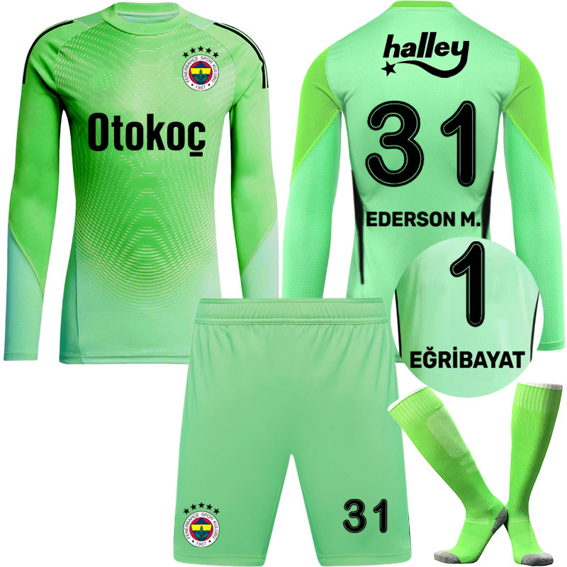 ชุดผู้รักษาประตูแขนยาวสีเขียว Ederson แบรนด์ Egribayat
