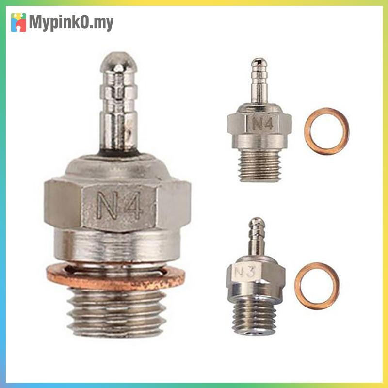 Mypink 1 ชิ้น Universal 8 Glow Plug N3 N4 Spark Nitro ชิ้นส่วนเครื่องยนต์สําหรับ HSP RC รถ Part MY