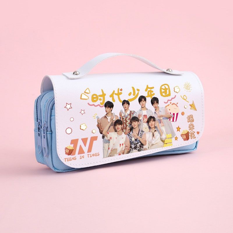 TNT Times Youth League Pencil Case Song Yaxuan เครื่องเขียนความจุขนาดใหญ่นักเรียนมัธยมต้นกล่องดินสอ 
