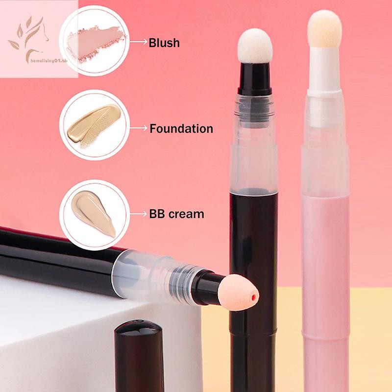 ONEHOME 3ml Twist ปากกาหลอดที่ว่างเปล่าฟองน้ําเคล็ดลับเครื่องสําอางค์คอนเทนเนอร์ปากกา Lip Gloss Tube