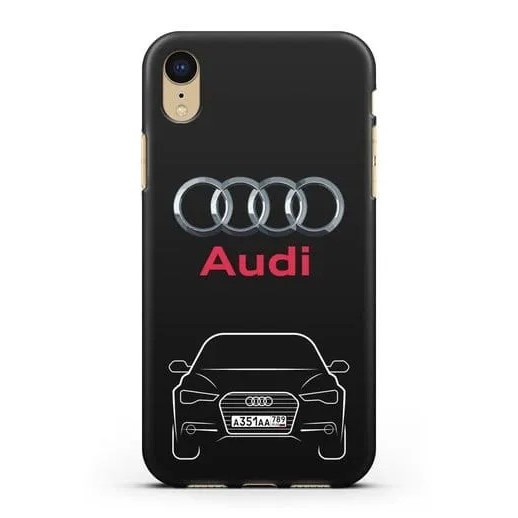 เคสป้องกันโลโก้ Audi IPhone 16 15 Pro MAX Plus XR XS 1