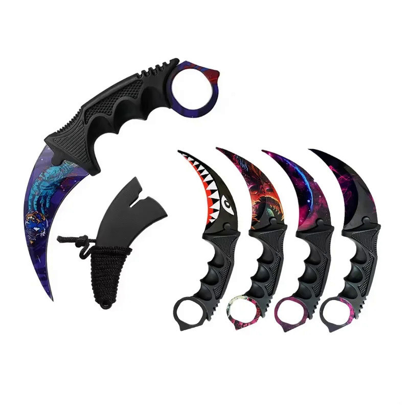 Cs go Claw Knife Hunting Camping Pocket Knife Survival Tactical Outdoor EDC Tools Fixed Blade Csgo K