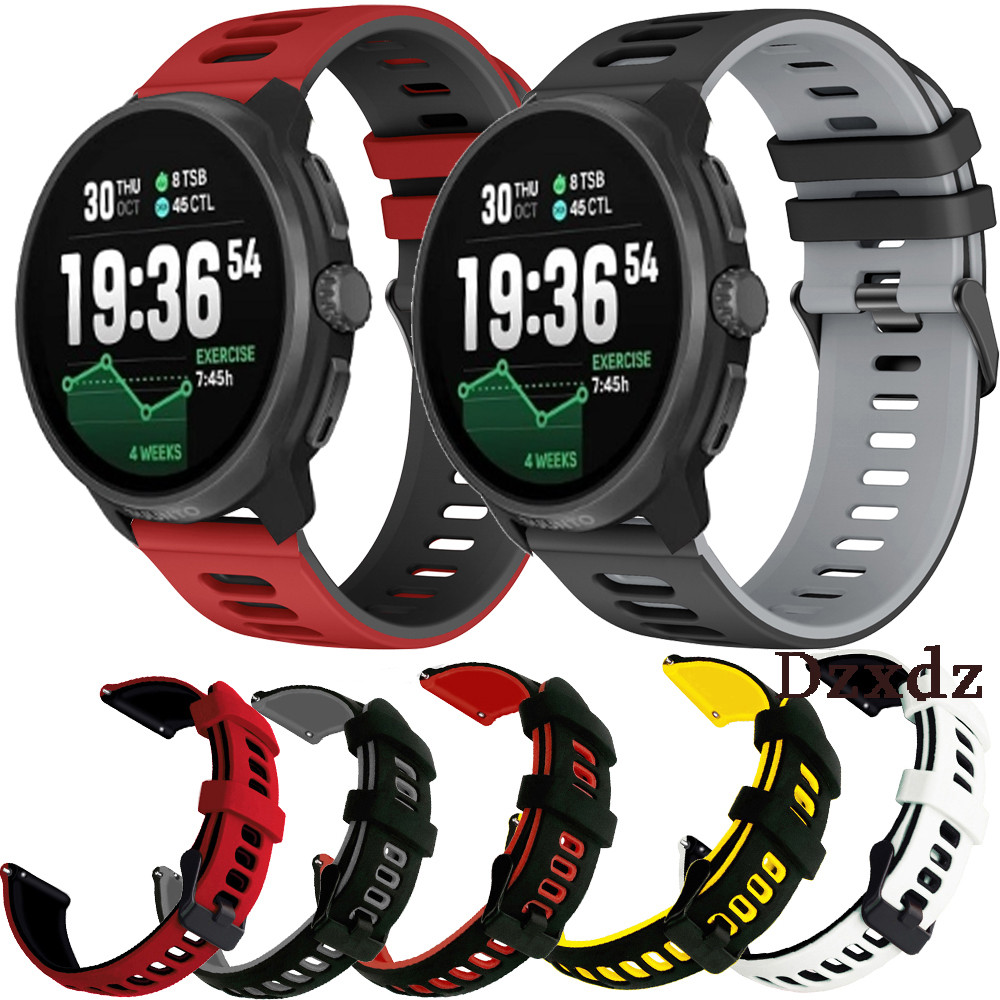 Suunto Race 2 S สายรัดข้อมือซิลิโคนสําหรับ Suunto Race2 ฟิล์มกันรอยหน้าจอสร้อยข้อมืออุปกรณ์เสริม