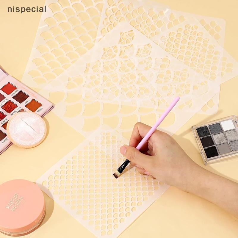 [further2023] Fish Scale Stencil Face Painting Stencils For Paint Stencils For Paint Stencils [TH]