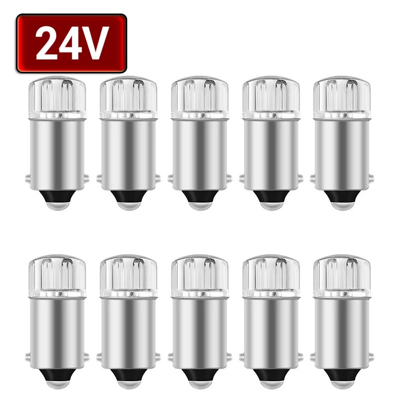 2/4/10 ชิ้น BA9S T4W หลอดไฟ LED CANBUS 2835 ป้ายทะเบียน/อ่านหนังสือ DC 24V