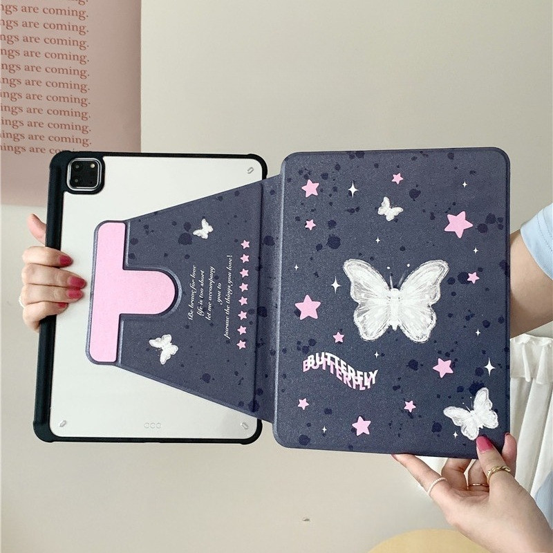 เคส iPad สไตล์หนังสือ Air1 Mini4 Gen10 Air5 Mini6 Gen7/Gen8/Gen9 Air7 2025 Pro M3/m2 Air2 Gen11 A16 