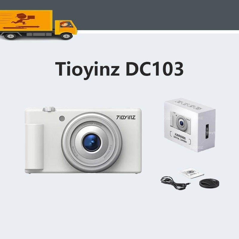 Tioyinz DC103 CCD กล้องย้อนยุค 80 ล้านพิกเซล OTG Transmission Selfie กล้องดิจิตอล