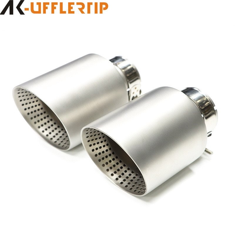 Frosted MK7 ตาข่ายหางคอกอล์ฟ 7 ท่อไอเสีย Universal สแตนเลส Muffler GOLF6 ดัดแปลง R รถ CHGP