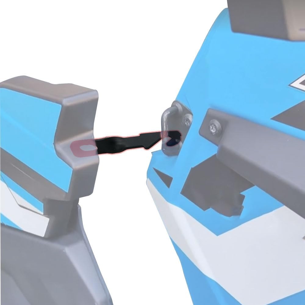 สลักประตูเข้ากันได้กับ RZR,Cool RZR Door Latch Extender, Anti-Rust Easy Latches 4.5" Latches Vent Ex