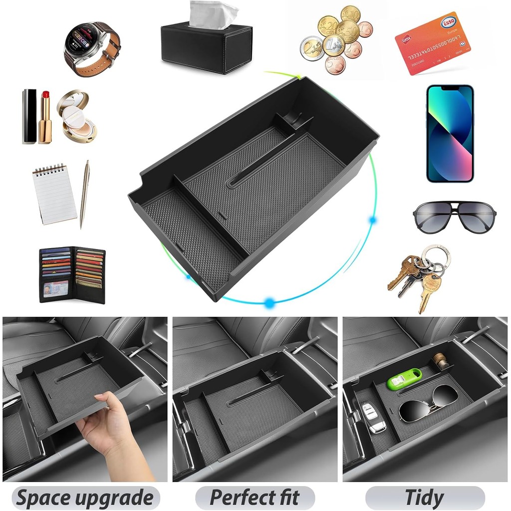 SKTU สําหรับ 2025 Kia K5 อุปกรณ์เสริมคอนโซลกลาง Organizer 2025 K5 คอนโซลถาดสําหรับ 2025 + Kia K5 (LX