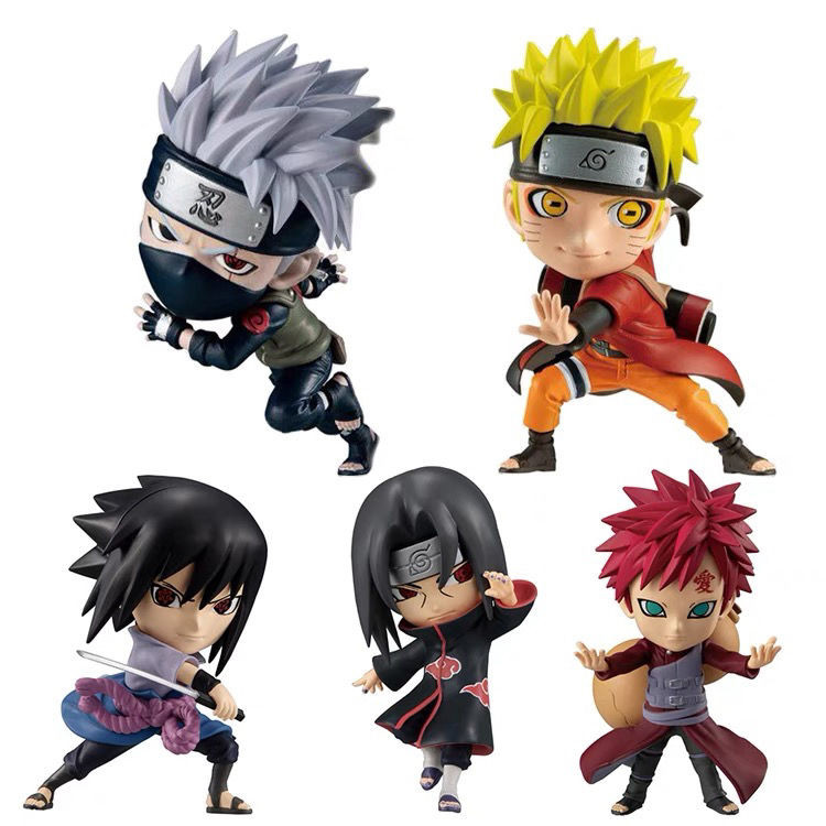Naruto Garage Garage Doll Doll Bandai Box Egg Asian Version CHIBI MASTERS Naruto Character Kakashi N