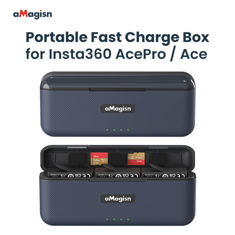 AMagisn ใช้งานร่วมกับ ta360 Ace Pro Fast Charging Case, Shadow Stone AcePro Charger อุปกรณ์เสริม UQ5