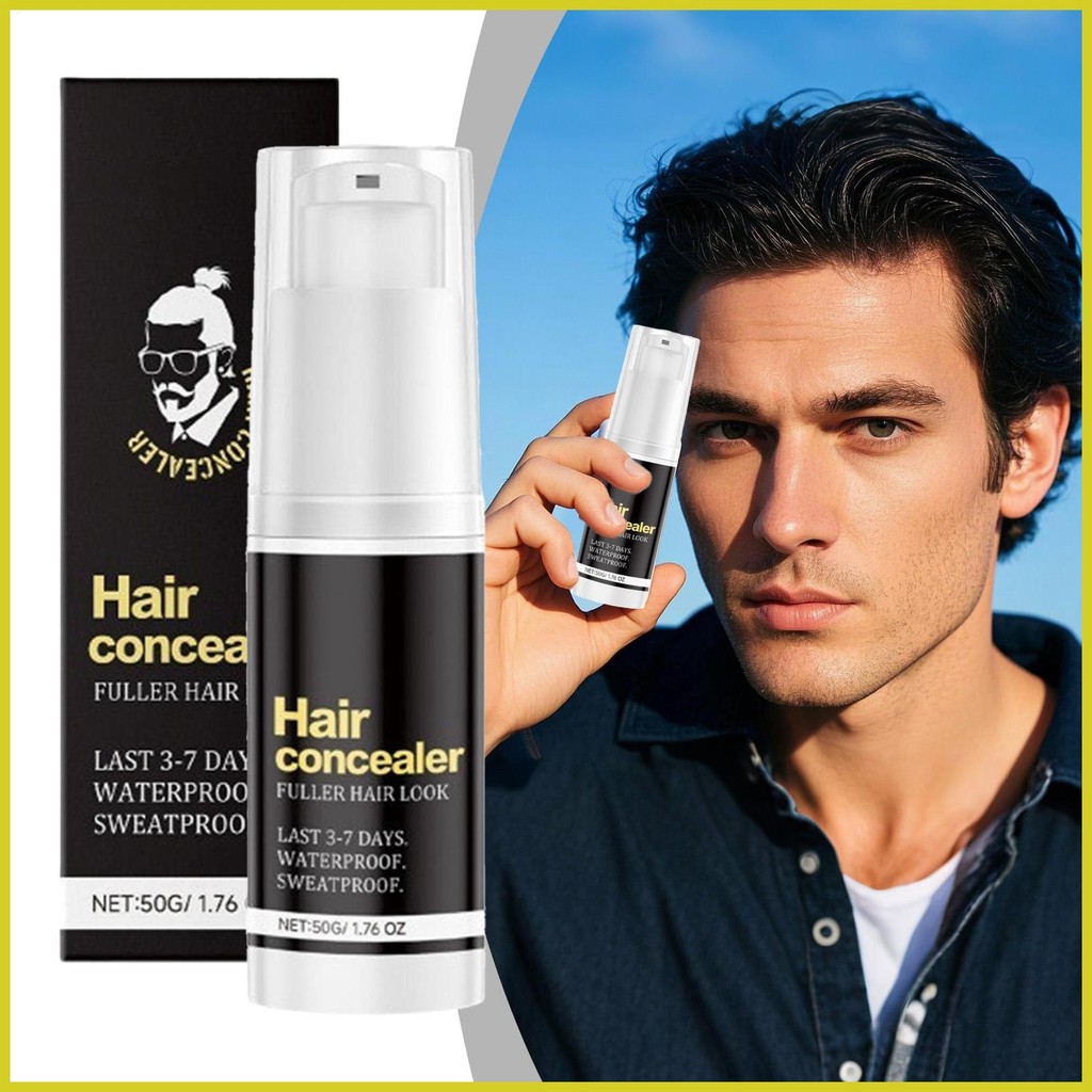 Hairfill เส้นใยสําหรับผมบาง Root Coverage Hairline คอนซีลเลอร์ 50g ผม Fillup ทันที Hairline Enhancer