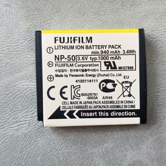 ►☸Fuji F50fd F750 F775 F900 XF1 X10 X20 กล้องดิจิตอล NP-50 แบต+ที่ชาร์จ
