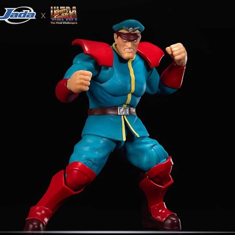 JADA Toys1/12 Street Fighter 2 Street Fighter Heterochromatic Blue Vega Byson Hands-on ของเล่นตกแต่ง