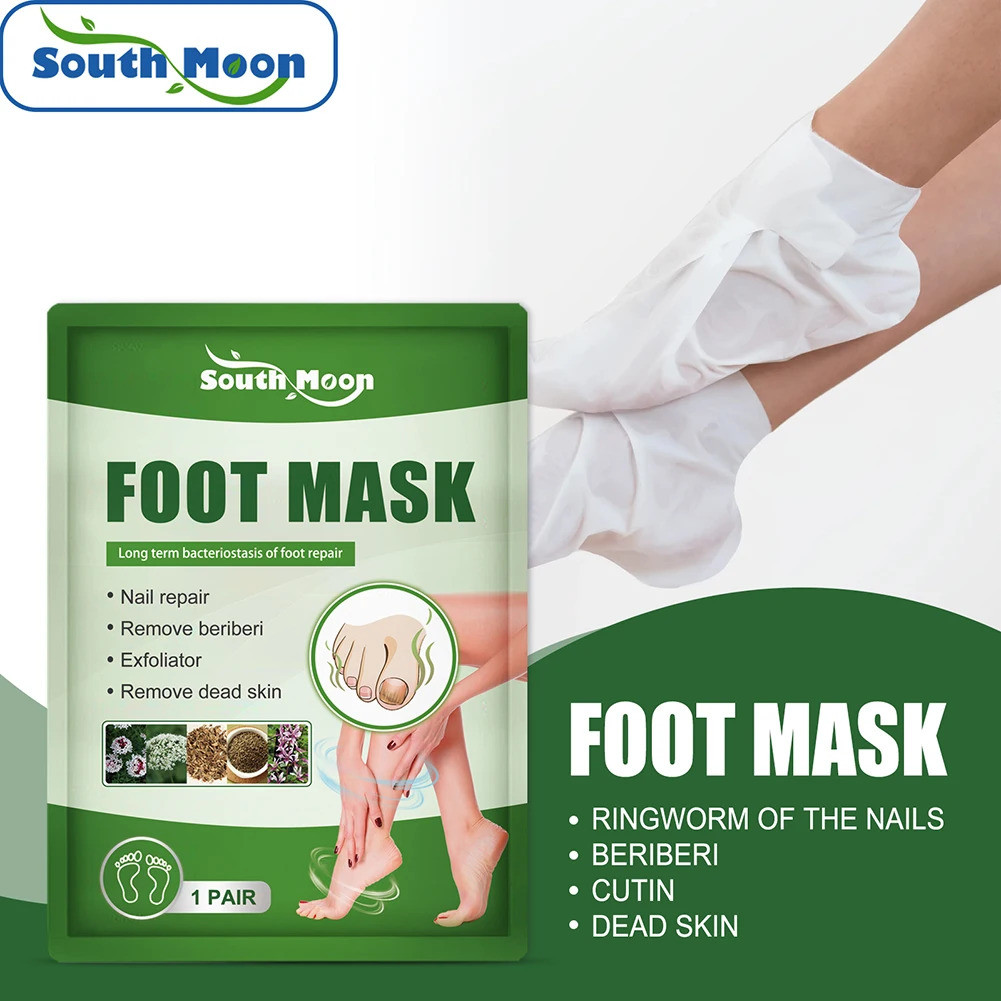Peeling Dead Skin Foot Masks Anti Crack Nail Repair Feet Masks Brightening Skin Update Whitening Fee