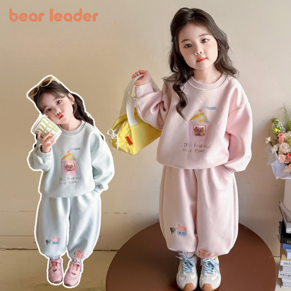 ชุดนอนแขนยาวสำหรับเด็กแบบการ์ตูน พิมพ์ลายหวาน เหมาะสวมใส่ทั้งฤดูใบไม้ผลิและใบไม้ร่วง