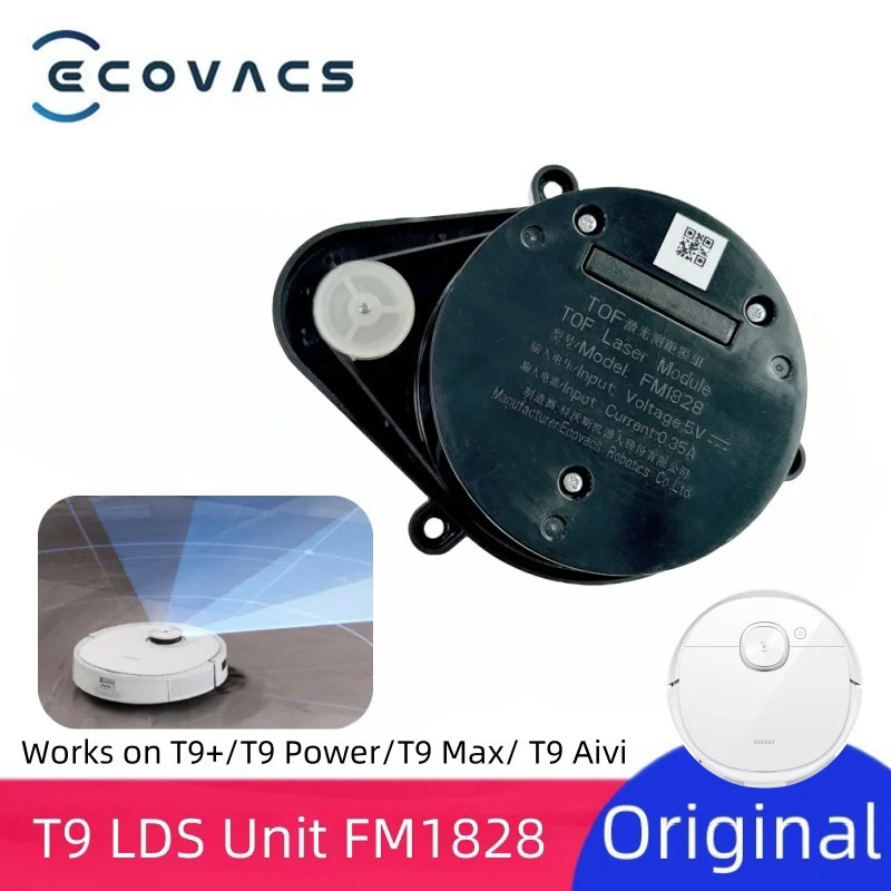 ECOVACS T9 LDS หน่วย ToF เซ็นเซอร์เลเซอร์ FM1828 สําหรับ DEEBOT T9 Plus T9 Max T9 Power T9 AIVI หุ่น