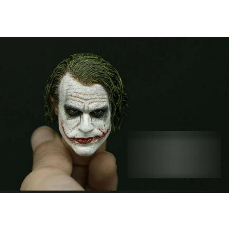 [ระดับไฮเอนด์] พร้อมสต็อก 1/6 รุ่นลดลง Batman Prequel joker Heath Ledger joker Soldier Head Sculptur