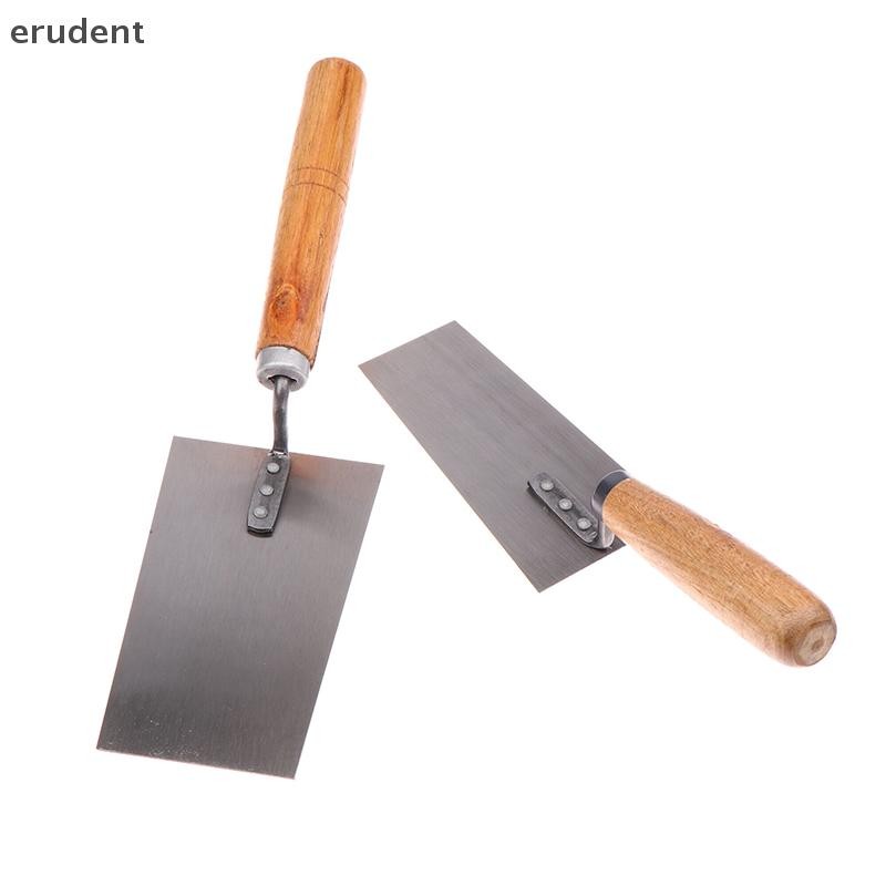 Erudent 1PCS Float Margin Trowel ถังเหล็กแมงกานีส Putty มีดอิฐ Gauging Wall Plastering มีดเครื่องมือใหม่