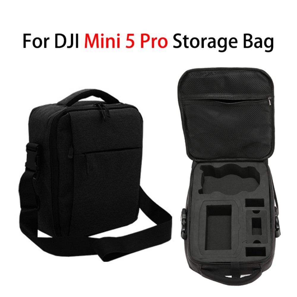 สําหรับกระเป๋าเก็บ DJI Mini 5 Pro, กระเป๋าผ้าแบบพกพา, กระเป๋าสะพายข้างไหล่กันกระแทก, กระเป๋าถือรีโมทคอนโทรล RC 2/RC-N3, อุปกรณ์เสริม Mini 5