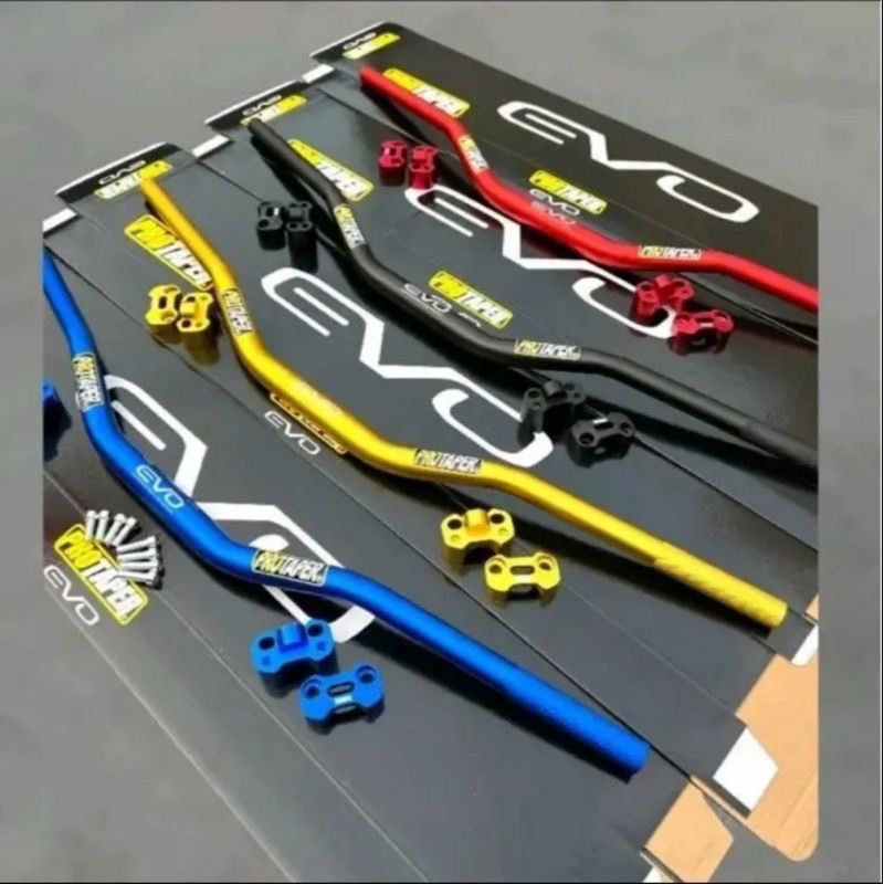 PROTAPER EVO LOW PRO TAPER SUPER LOW PLUS RAISER HANDLEBAR KLX / TRAIL / VISION / TIGER / NMAX / PCX / BYSON / VERSA / CB150R / XABRE / ADV / STREET / MEGAPRO / TIGER / TIGER / HONDA / CRF / NINJA Z250 / CBR / VERZA / RX KING แฮนด์มอเตอร์ไซค์อื่นๆ UNIVERS