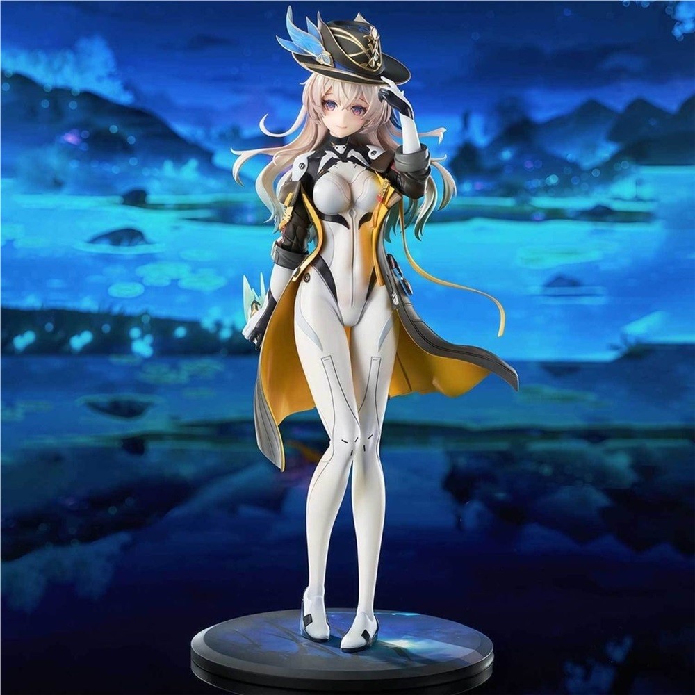 HONKAI STAR RAIL MARCH 7TH ชุดนักบิน Firefly Girl SAM ยืนรูปสะสมรูปปั้นจอแสดงผลเดสก์ท็อปรุ่นกล่องอะนิเมะของขวัญของขวัญวันเกิด 9974