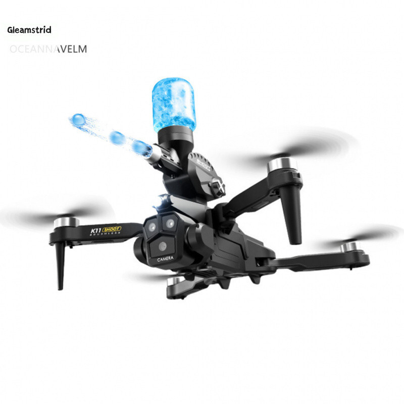 Gleamstrid oc Extended Range Drone Rc Drone ของเล่น 8k สามกล้อง Rc Drone พร้อมระเบิดน้ําเปิดตัวเหมาะ