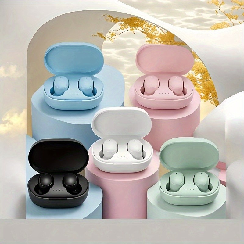 Original A6S TWS หูฟังไร้สายบลูทูธหูฟังกีฬา Fone ชุดหูฟังบลูทูธพร้อมไมโครโฟนสําหรับสมาร์ทโฟน