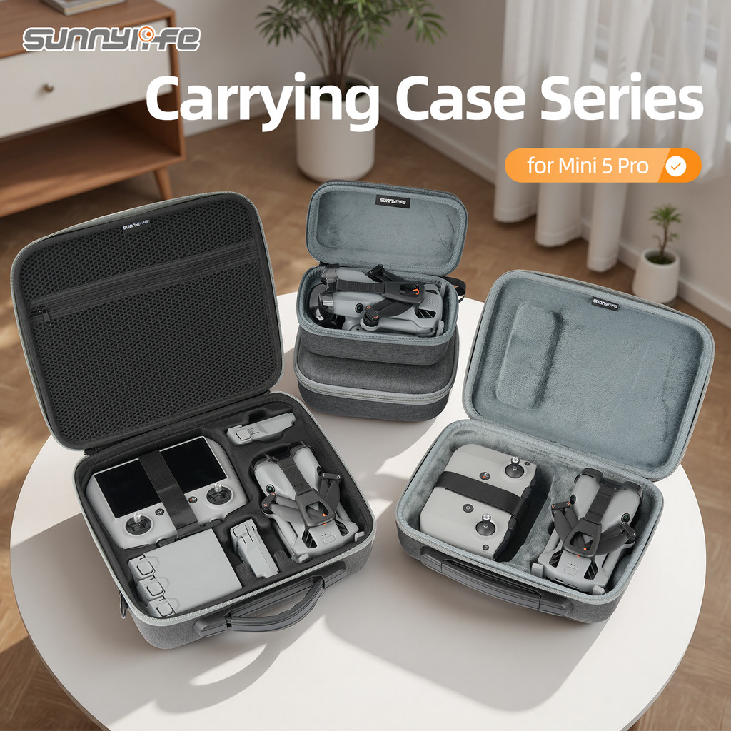 สําหรับ DJI Lito 1/X1/Mini 5 Pro กระเป๋าเก็บ RC 2/RC-N3/2/1 ชุดกระเป๋ารีโมทคอนโทรล, anti fall crossbody แบบพกพาหกชุดไฟฟ้ากล่องป้องกัน Mini 5 drone อุปกรณ์เสริม