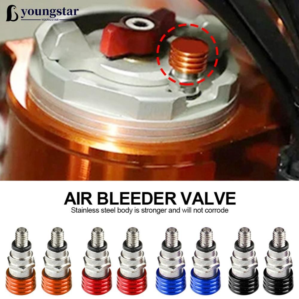YST Universal 2 ชิ้นรถจักรยานยนต์ส้อม Air Bleeder วาล์ว M4x0.7 สําหรับ KTM SX SXF EXCF XC XCF XCW XC
