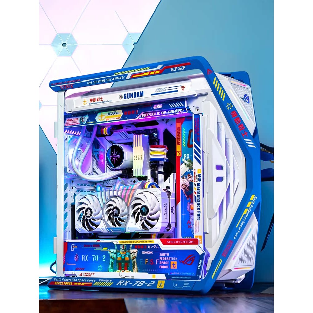 Rog Family Barrel i9 13900K/RTX4090/4080 Asus คอมพิวเตอร์ไทเทเนียม Tantalum Water Cooling คอนโซลเกมเ