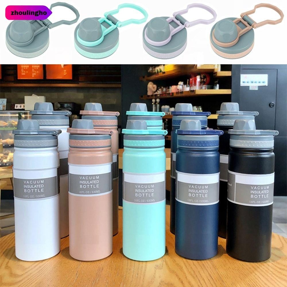 ZHOULINGHO 1 ชิ้นถ้วย, 530 ml/750 ml PVC ขวด, หลากสี TS-8706B/TS-8709B Splash Proof พร้อมซีลแหวนซีลซ