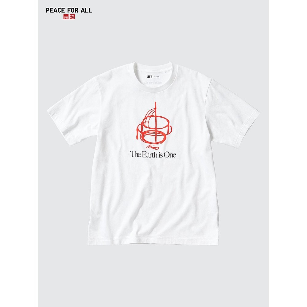 เสื้อยืด U-T PEACE FOR ALL โดย Tadao Ando สําหรับผู้ชายและผู้หญิง