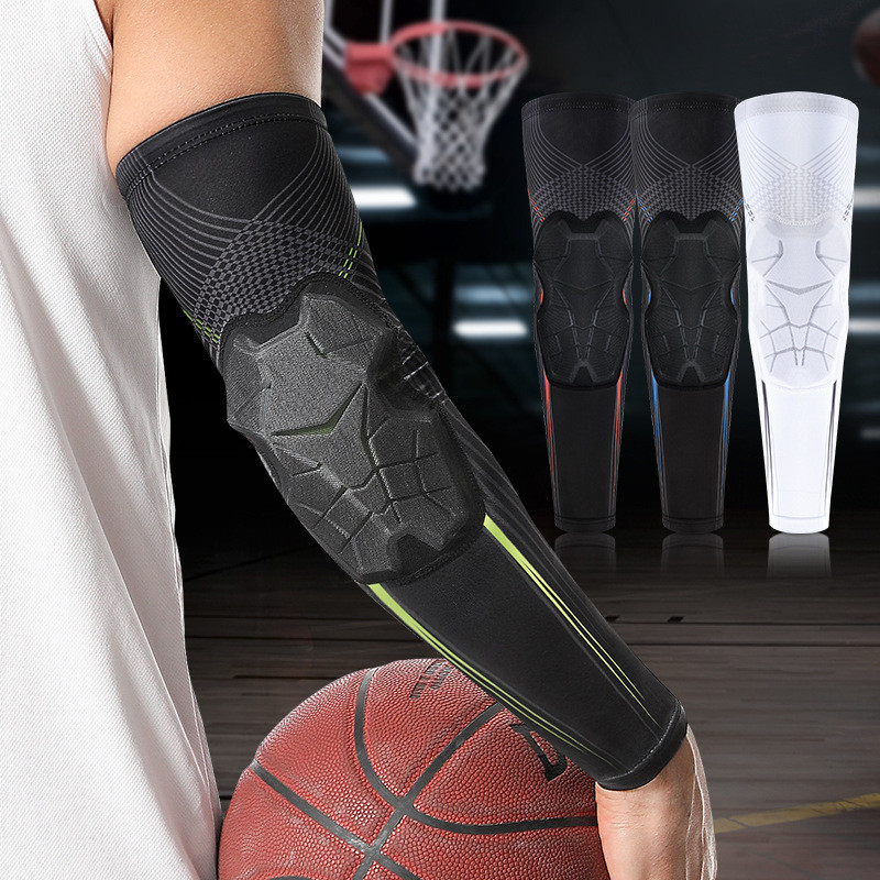 【Ready Stock】 Exercise Armguards Honeycomb Anti-Collision Elbow Pads Outdoor Men's and Women's Baske