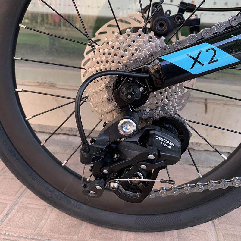 จักรยานพับJAVA X2 ดิสก์เบรก 9 สปีด ขนาด 53 ซม. จากอลูมิเนียมคุณภาพ