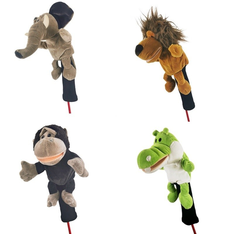 Cute Plush Animal Golf Club Head Cover สำหรับ Fairway Wood HT99