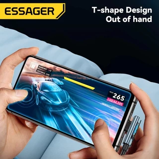 Essager PD 100W จอแสดงผลดิจิทัล USB2.0 C เป็น Type C สายเคเบิล E-Marker USBC ชาร์จเร็ว สายข้อมูลโทรศัพท์มือถือ A11