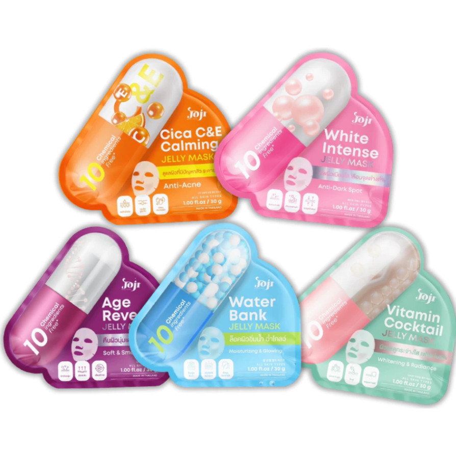 JOJI Secret Young Jelly Mask เจลลี่มาสก์หน้า มาส์กแคปซูล