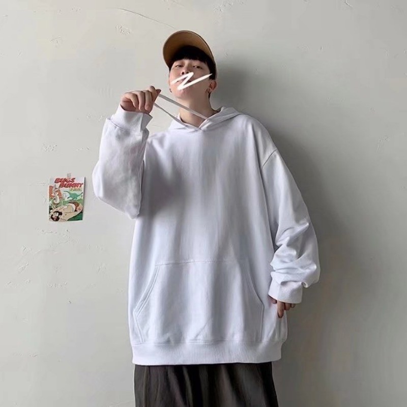 2025 Spring and Autumn Men's Hoodie Korean Style Trendy Versatile Ins Hong Kong Style High Street Lo