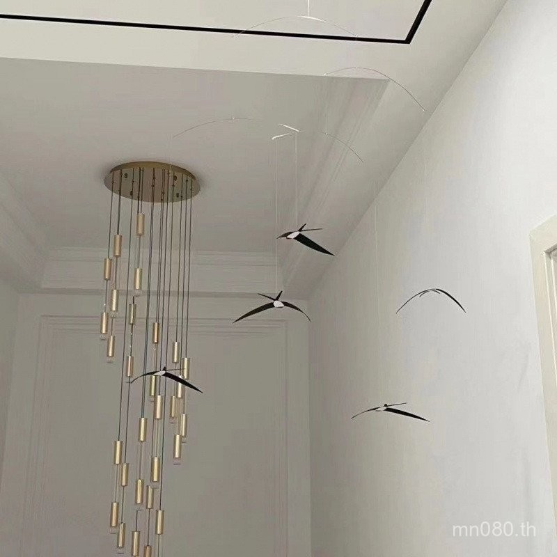 Air Balance Swallow สร้อยคอแขวนพิมพ์ไทย ออกแบบสไตล์ Nordic handmade ตกแต่งผนัง 7TTL