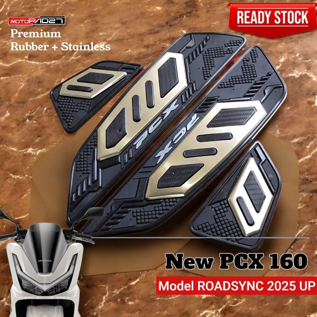 Motopad27 premium Step floor ใหม่ PXC 160 2025 CBS ABS ROADSYNC
