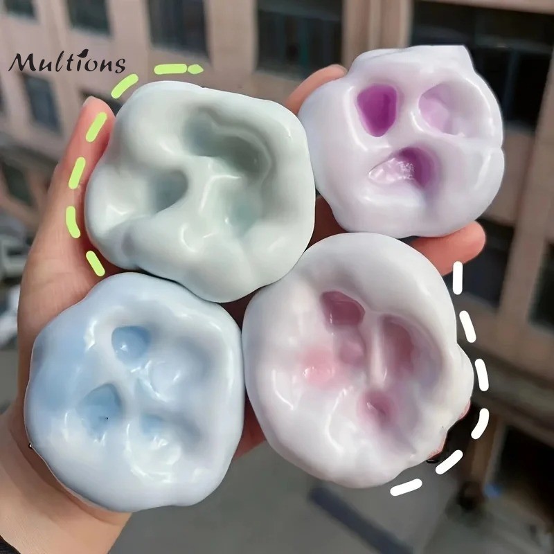 1ชิ้นรูปร่างจําลองน้ําแข็งผิวโมจินวดและความเครียดบรรเทาของเล่นที่มีเนื้อนุ่มและเหนียว
