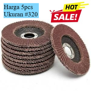 แพ็คเกจ (5) ชิ้น - กระดาษทรายซ้อน 320 ZX2902