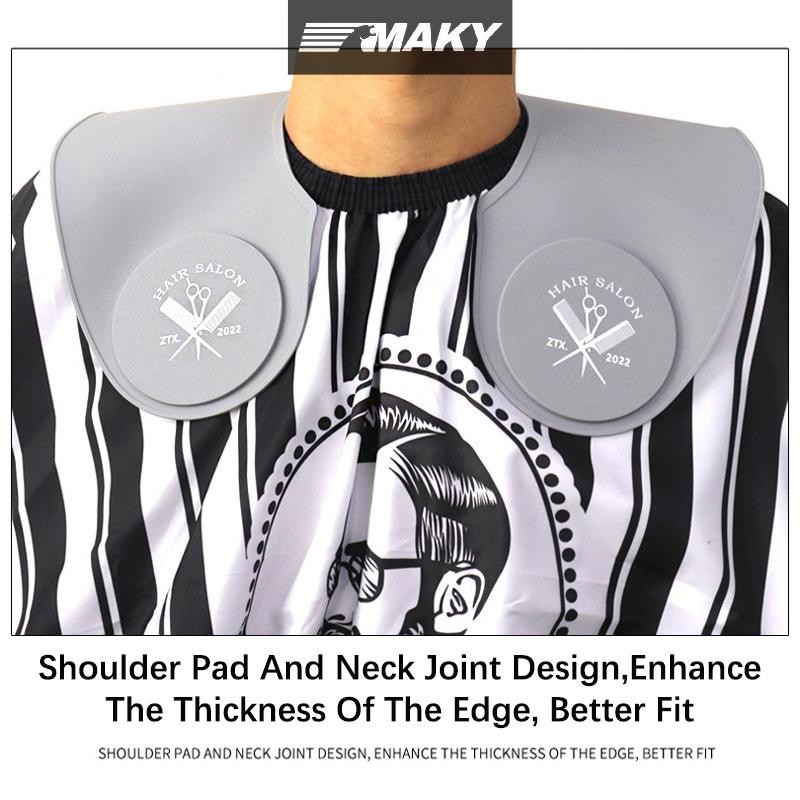 Llph ซิลิโคนผม Cutg ปลอกคอย้อมผมผ้าคลุมไหล่ Hairdressing Cape คอห่อ Guard ตัดผมไหล่ Pad ผ้าพันคอ LLP