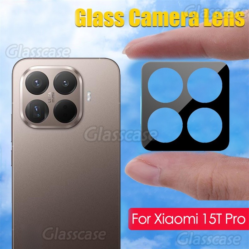 1-3Pcs ฟิล์มกันรอยกล้องสําหรับ Xiaomi 15 T Pro 15T 15TPro 15Pro 15Ultra T15 Xiaomi15T Pro Xiaomi15TPro 2025 Full Coverage 3D เลนส์กล้องป้องกันหน้าจอฟิล์มกระจกนิรภัย