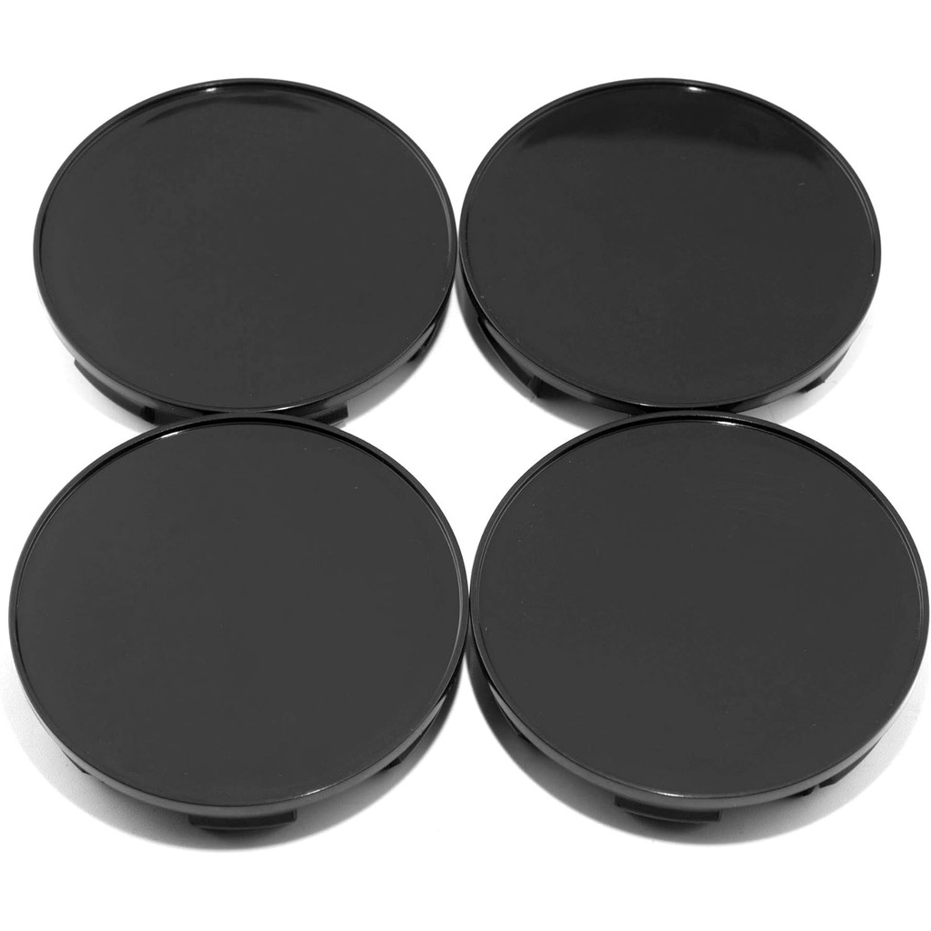 70มม.(2.76ใน)/64มม.(2.52ใน)ศูนย์ล้อฮับหมวกฐานสีดําชุด4ตัวสําหรับ โอดิสซีย์ 2005-2017 สันเขา 2006-201