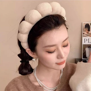 BlingTrinket 🥰🥰 hair band ที่คาดผมฟองน้ำรูปเมฆ มีหลายสีให้เลือก ราคาถูก หวานและน่ารัก เหมาะสำหรับใช้ในชีวิตประจำว