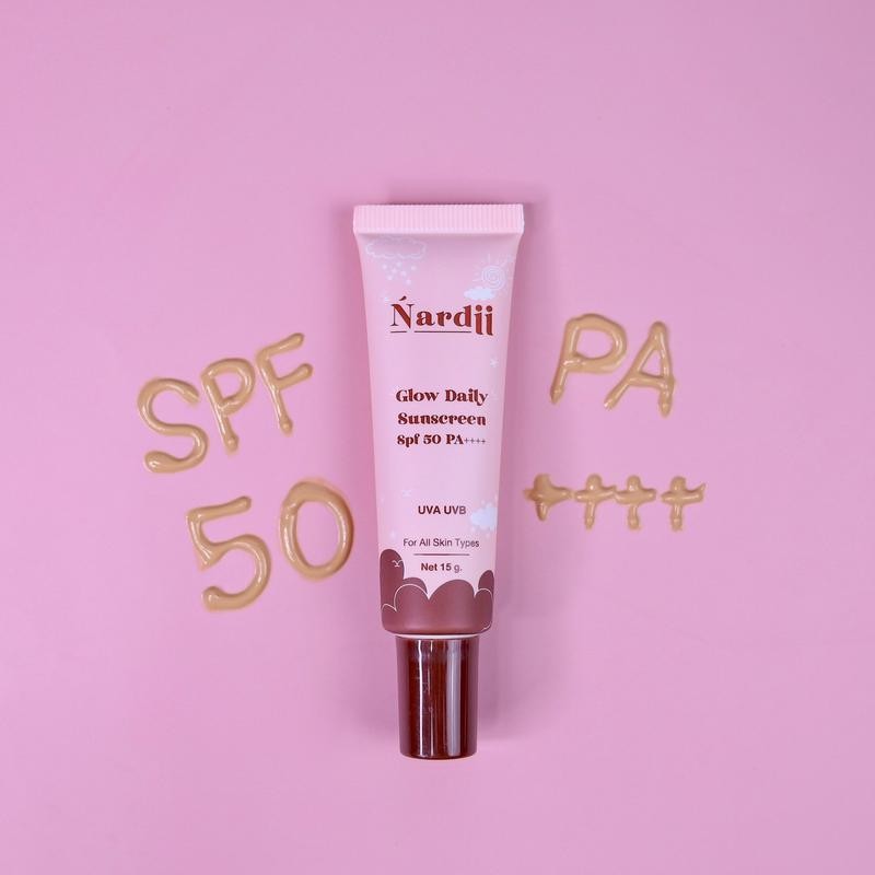 Nardii Glow Daily Sunscreen SPF50+ PA++++ กันแดด Skincare สกินแคร์